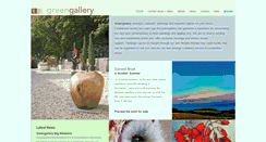 Desktop Screenshot of greengallery.com