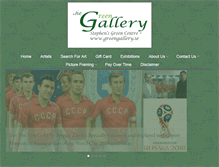 Tablet Screenshot of greengallery.ie